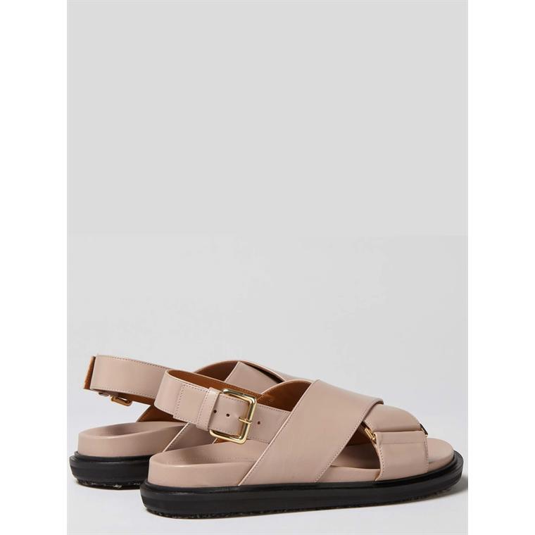 MARNI Fusbett Sandaler, Desert Beige